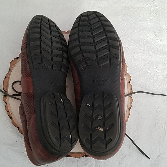 Geox Respira Mens Brown Shoes Sz 40 - Picture 5 of 6